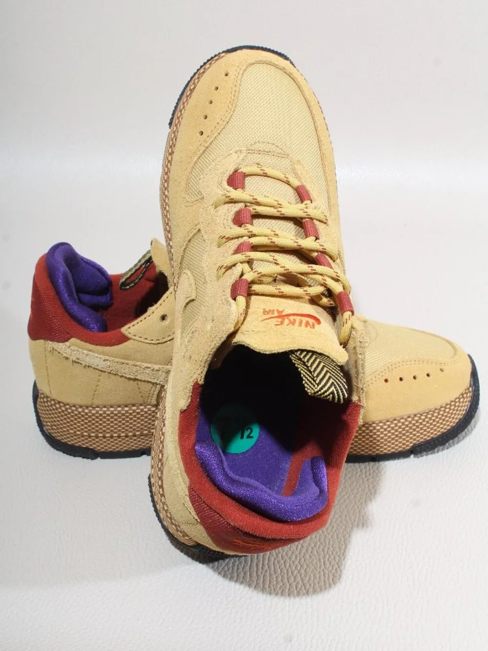 Womens Nike Air Force 1 Wild Size 7.5 Wheat FB2348-700 Sneakers Shoes